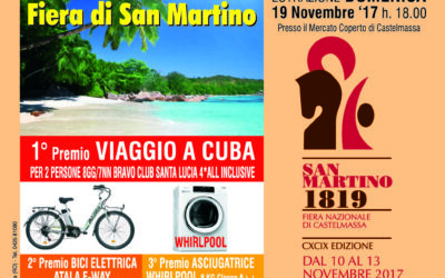 NUMERI VINCENTI LOTTERIA FIERA DI SAN MARTINO 2017